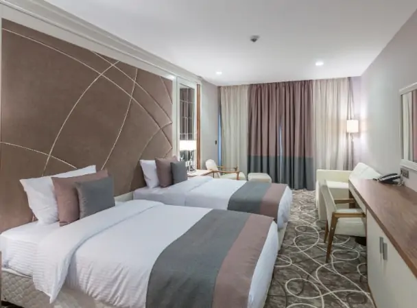 Hotel vloerbedekking met patroon