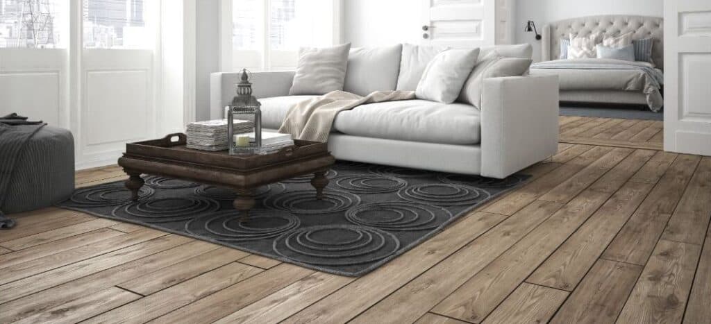 Prachtige houten vloer woonkamer