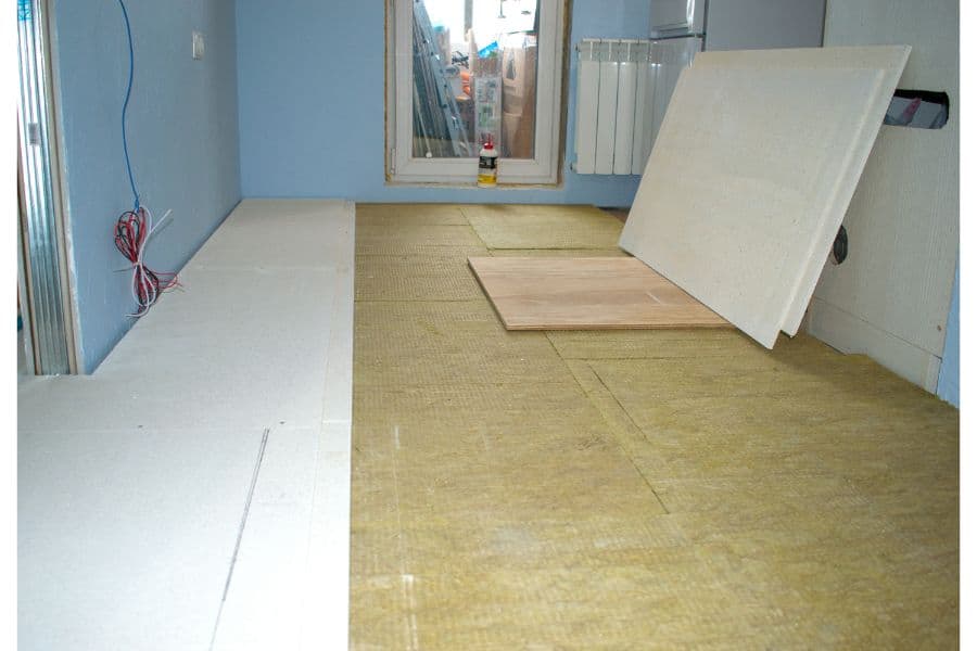 Geluidsisolatie houten vloer met plaatmateriaal