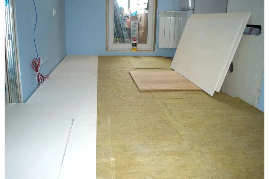 Geluidsisolatie houten vloer met plaatmateriaal
