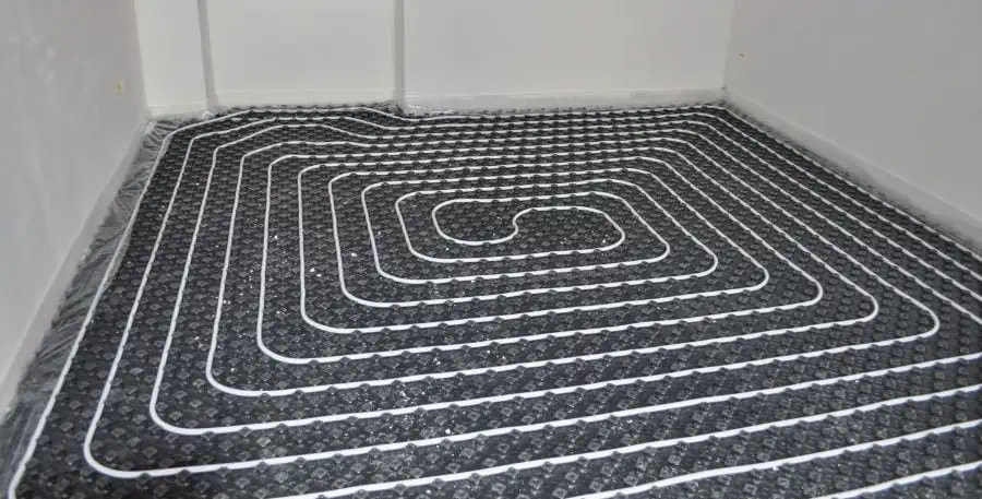 Stap 2. droogsysteem vloerverwarming