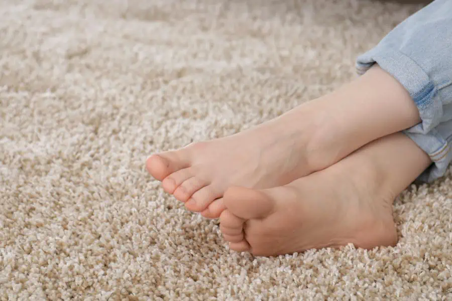 Poolhoogte van tapijt bepaalt het comfort